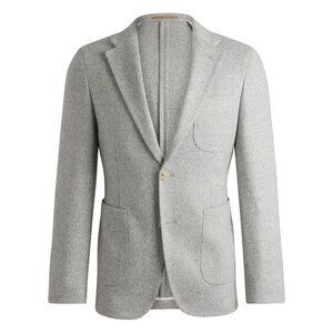 Hugo Boss Lambswool Micro Patterned Multipocket Jacket Large 098